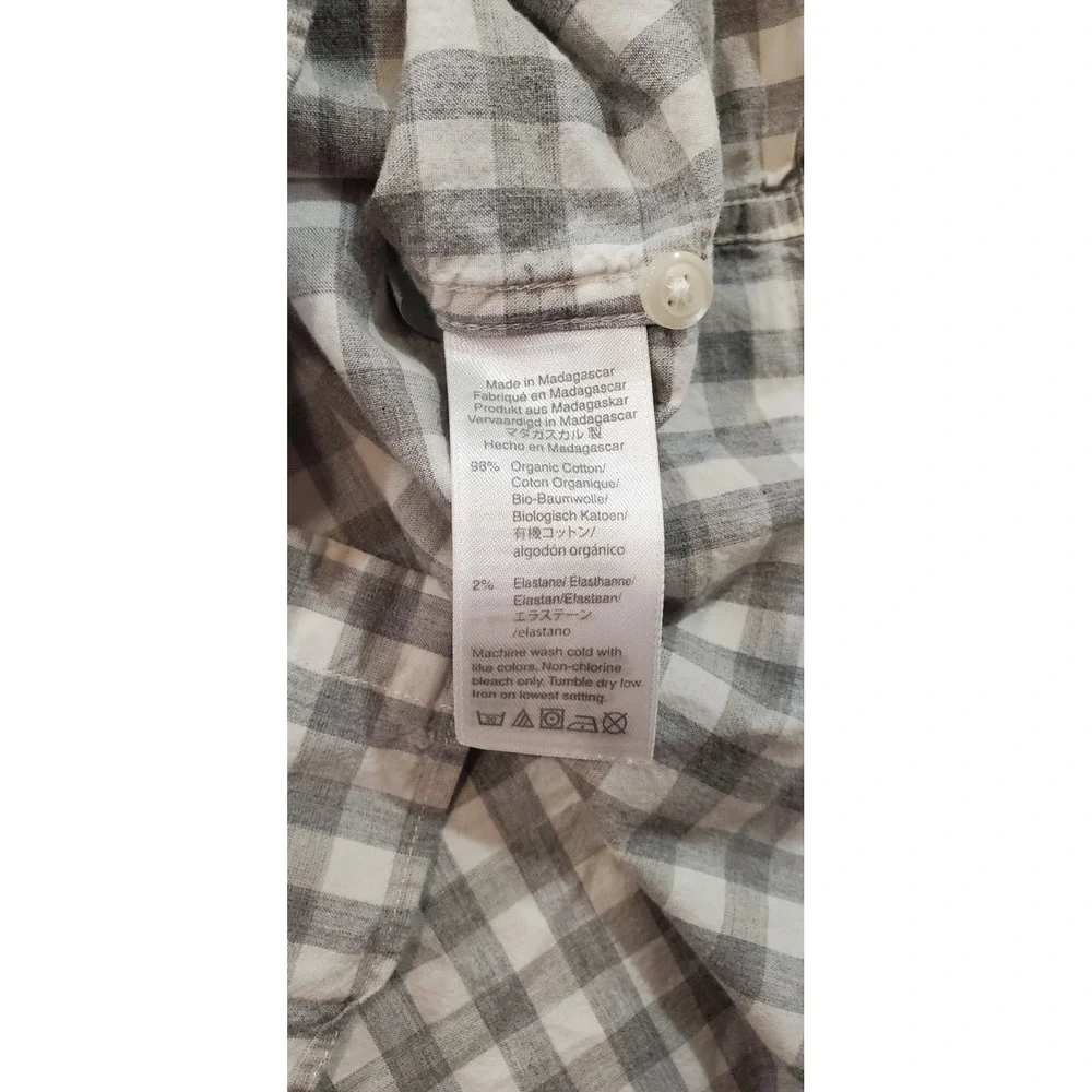 J.CREW‎ Men's Slim Stretch Long Sleeve Casual Shirt, Plaid, Size M
